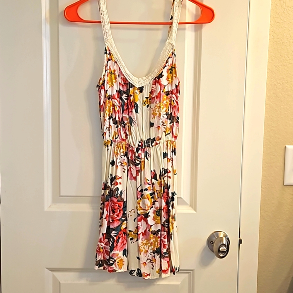 Medium Papaya Floral Dress